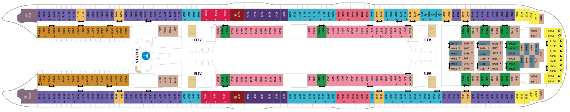 Deck 9 plan